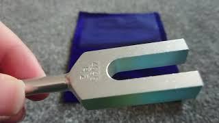 Crystal Tuning Fork Demonstration (4096 hz)