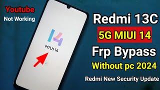 Redmi 13c 5G Frp Bypass miui 14 | New Trick 2025 | Redmi 13c Frp Unlock Without Pc | Redmi 13c frp