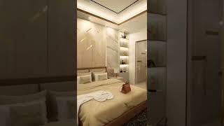 low cost interior design for home | low cost interior design for bedroom #shorts #bedroomdecor