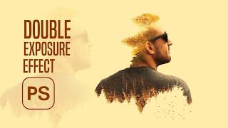 Easy Double Exposure Effect | Photoshop Tutorial 2023