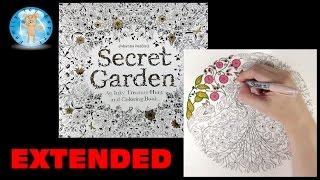 Secret Garden by Johanna Basford Adult Coloring Book Peacock Extended - Family Toy Report