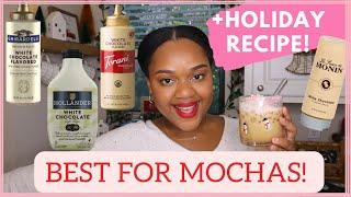 Best White Chocolate Sauce For Your Moca! + Recipe 4 Toasted Iced White Chocolate Mocha!