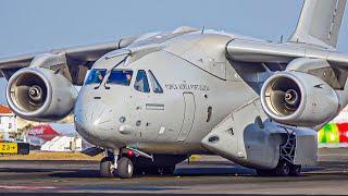 SPECTACULAR CLOSE-UP Lisbon Airport Plane Spotting - Evening Traffic | KC-390, B777, B767… |