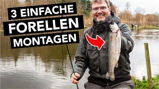 Forellenangeln für Anfänger: Mit diesen 3 Top-Montagen fängt JEDER! 