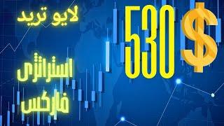 استراتژی فارکس،لایو ترید روی شاخص داوجونز آمریکا:31میلیون تومان یا 530دلار