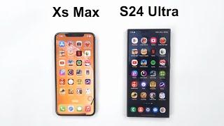 iPhone XS Max vs Samsung S24 Ultra - SPEED TEST