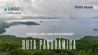 RUTA PANORÁMICA en clima lluvioso, Coffee Lake and Restaurant, El Salvador.