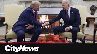 Trump visits Biden at the White House