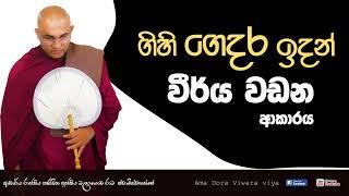 ගිහි ගෙදර ඉදන් වීර්ය වඩමු |Ven Balangoda Radha Thero|Ama Dora Viwara Viya