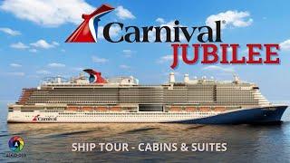 Carnival JUBILEE ship tour | cabins and suites | deck plans new cruise Ship