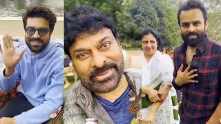 Mega Star Chiranjeevi and Family Sankranthi Wishes | Ram Charan | Sai Dharam Tej | Manastars