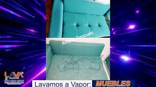 Lavado de muebles a vapor. Manizales.