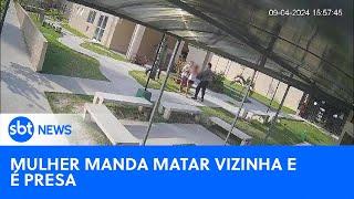 Mulher mandar matar vizinha após briga por causa de cachorro  | #SBTNewsnaTV (24/07/24)