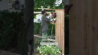 Crafting Excellence in Fencing ️ #fencebuilding #construction