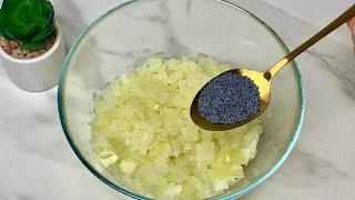 ADD POPPY SEEDS TO THE ONION! I MAKE THEM SIMPLY 2 TIMES A WEEK!