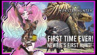 My First Hunt! | New MH Player's First Time in Monster Hunter World Day 2