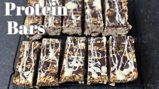 Easy Homemade Energy Bars | Healthy Snack Recipe /Weight Loss High Protein Bars 