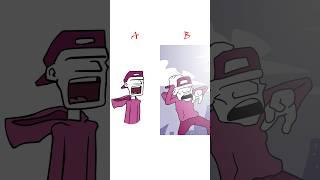 Are you a male or female?  A vs B (Animation meme) #shorts