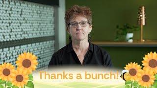 Thanks a bunch! It's Thankuary - Professor Amanda Spurdle