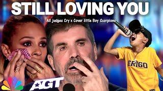 Golden Buzzer | Simon Cowell criying when he heard the song Scorpions with an extraordinary voice