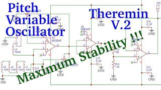 Pitch Variable Oscillator For Theremin v2