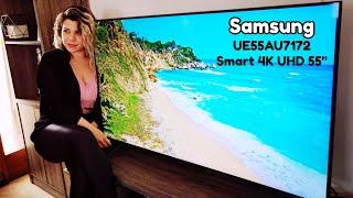 Η Kαινούργια Τηλεόραση της Χριστίνας | Samsung UE55AU7172 Smart 4K UHD 55"