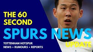 THE 60 SECOND SPURS NEWS UPDATE: Son's Contract, Carabao Cup Dates, Godfrey on Loan, Kulusevski