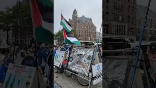 Pro Palestine protests at Amsterdam #stopwar