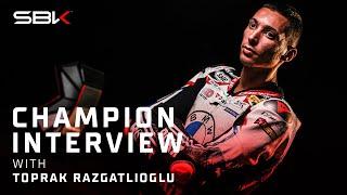 Toprak Razgatlioglu's Champion Interview  | 2024 #WorldSBK