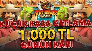  BİG BASS SPLASH KÜÇÜK KASA | 1000 TL İLE KASA KATLAMA |  GÜNÜN KÂRI AL- KAÇ 