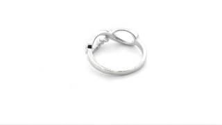 Sterling Silver Infinity Mom - I HEART MY MOM - Ring