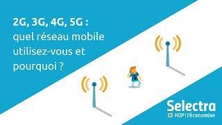 2G, 3G, 4G, 5G : quel réseau mobile utilisez-vous et pourquoi ?