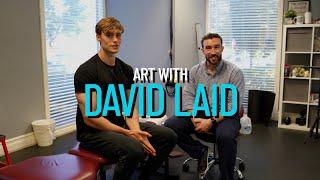 DAVID LAID GETS ART & SPORTS CHIROPRACTIC