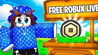  FREE 700,000 ROBUX GIVEAWAY LIVE! (Robux Giveaway)