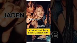 JADEN SMITH AND ROSE #blackpink #babymonster #kpop #rosé #jadensmith #numberonegirl #apt