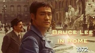 [ ANIMATED WITH AI ] Bruce Lee in Rome 1972, During the Making of the film " The Way of The Dragon •