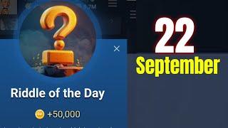 22 September Riddle of the Day X Empire | Rebus Of The Day X Empire| Musk Empire Riddle Of The Day