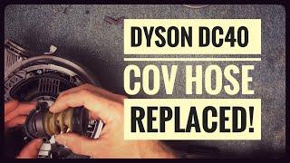 Dyson DC40 change over hose replacement—repairman shows how