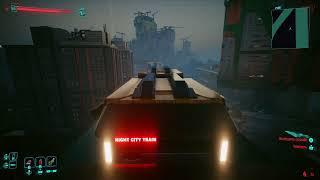 Ride the Night City Train in Cyberpunk 2077