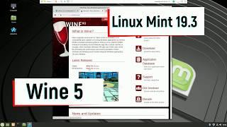 Linux Mint 19.3 and Wine 5 - how to run Windows applications