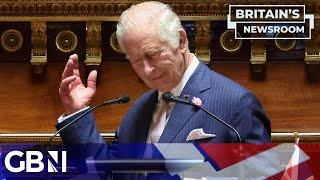 King Charles issues emotional statement to French Senate in royal first