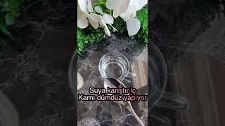 Bu Karışımı Evde Hazırla Karın Yağlarını Yak! Her Gün Suya Karıştır İç