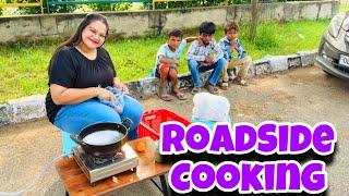 Roadside Maggi Party  | Road Te Bachya Nal Kita Dance  | Amanjass Vlogs |