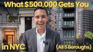 What $500K Buys You in All 5 NYC Boroughs | Full Property Tour | Buying in NYC!