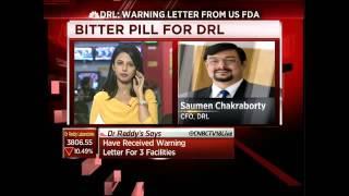 Not Sure If Co Can Continue Exporting From 3 Units To US Post Warning letter: Dr. Reddy's Lab -Nov 7