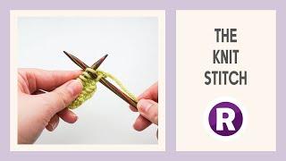 How to: Knit Stitch for Beginners | Easy Knitting Lesson | Garter Stitch Pattern