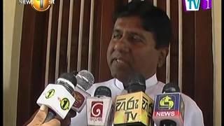 News1st:Min.Wijeyadasa Rajapakshe calls on the Mahanayake of the Malwathu Chapter