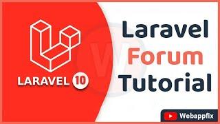 Laravel Forum | Laravel Forum Package | Laravel Forum Tutorial | Laravel 10 Discussion Forum | Hindi