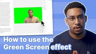 Remove Your Background in a Click of a Button | Descript's Green Screen Feature