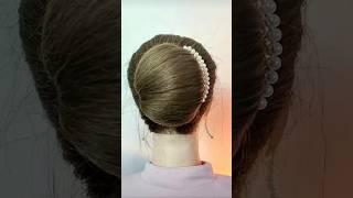 Elegant hairstyle tutorial for Date and Party  #hairstyle #hairstylist #hairclips #shefav